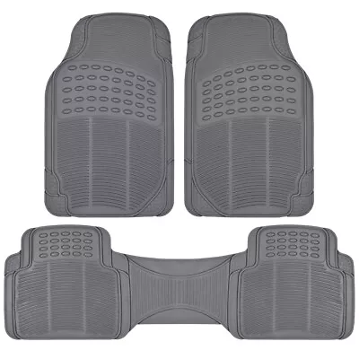 3 PC Set Of Gray All Weather Heavy Duty Rubber Floor Mats Fits Subaru Models • $25.90