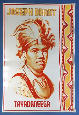 Rare Vintage 1974 Joseph Brant Educational Aid Poster Perfection Form Co VG • $29.99