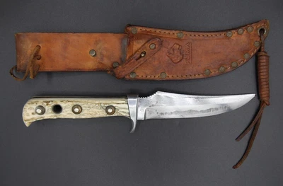 $428 • Buy Vintage Original 1969 Puma Skinner Knife With Stag Handle Made In Germany