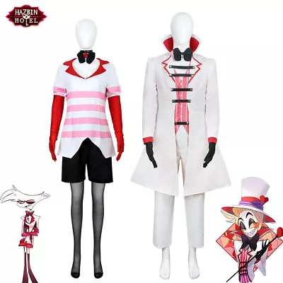 Hazbin Hotel Cosplay Lucifer Costume Angel Dust ALASTOR AD Uniform Adult Outfit • $27.59