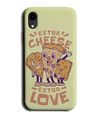 Extra Cheese Extra Love Funny Cheesy Lover Phone Case Cover Food Fan Pizza P700 • £14.95