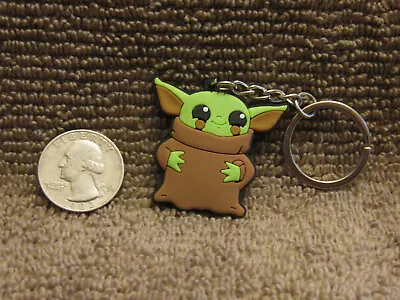 Baby Yoda Mandalorian Small Disney Star Wars Keychain Keyring NEW • $9.99