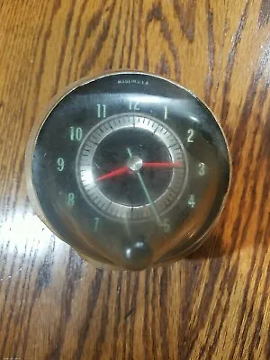 Vintage Car Clock Westclox Lasalle Illinois • $275