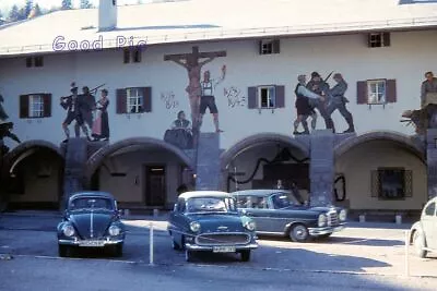 #SW Vintage Old 35mm Photo Slide- Germany- Cars- Building 1960 • $5.50