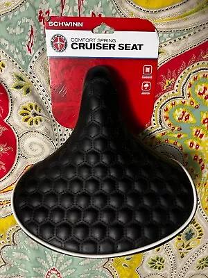 Schwinn Comfort Bike Seat Bicycle Seat Replacement For Men And Women Univer... • $14.99