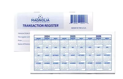 12 Check Registers 2024-2025-2026 For Personal Checkbook Ledger Transaction... • $10.61