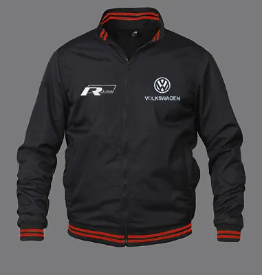 New Volkswagen VW R-Line Outdoor Bomber Jacket Fan Embroidery Apparel • $61.01