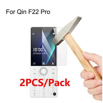 2PCS For Qin F22 Pro F22 F22Pro Tempered Glass Film Cover Guard Screen Protector • £5.39