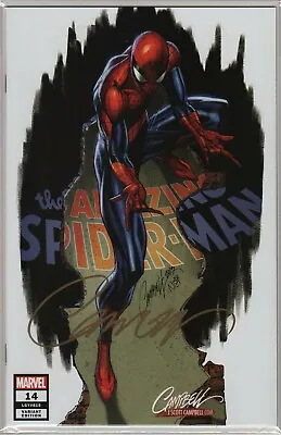 Amazing Spider-man 14 A J Scott Campbell Signed Coa Mary Jane Statue Cover 2019  • $55