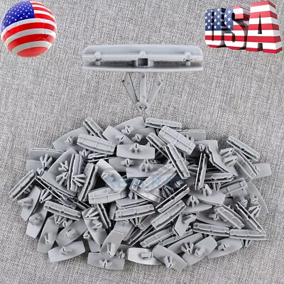 100pcs Fender Flare Moulding Clips For Chrysler Jeep Liberty Wrangler 55157055AA • $9.96