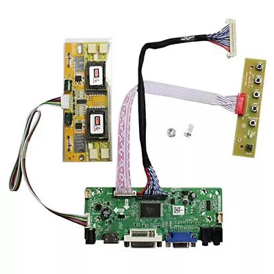 HD-MI VGA DVI Audio LVDs Controller Board 30 Pin For 17  19  1280x1024 M170EG... • $49.16