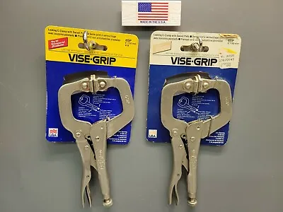 Lot Of 2 Vise Grip  6SP C-Clamp Pliers Petersen American Tool NOS **USA  • $89.95