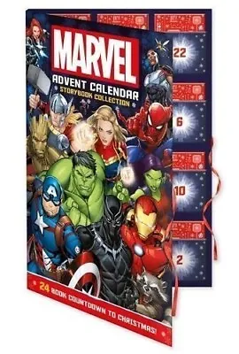 Marvel: Advent Calendar Storybook Collection 24 Mini Books 2023 Xmas - FREE P&P • £15.99