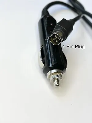 12V Car/ Van/ Caravan Cable For Avtex Tv Cigarette Lighter Plug To 4 Pin Plug • £10