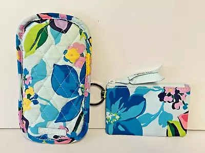 Vera Bradley Marian Floral Zip ID And Soft Double Eyeglass Case • $7