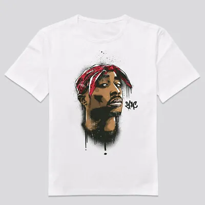 Custom T Shirt Tupac Shakur 2pac Rapper Music Hip Hop R&b Vintage Tee Artist • $39.99