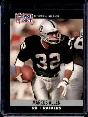 1990 Pro Set Marcus Allen #538 Raiders • $0.99