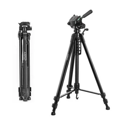 Camera Tripod Portable Heavy Duty Travel Large Stand For Canon Nikon Pentax DSLR • £19.95