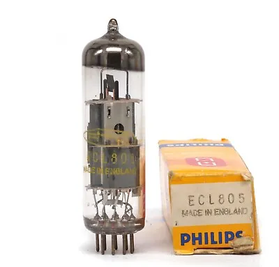 ECL805 PHILIPS RTC NOS BRITISH Tube Valve Lampe Valvola Valvula 진공관 真空管 电子管 • $49.90