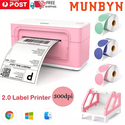$28.98 • Buy MUNBYN 300DPI Thermal Label Printer Maker 150*100mm Shipping Address Barcode AU