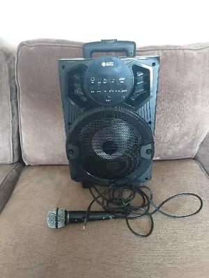 £35 • Buy Portable Speaker/Karaoke Machine Trolley Move With Wheels Working And Testing 