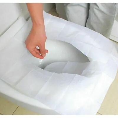 £2.99 • Buy 24 X Toilet Seat Covers Paper Travel Flushable Hygienic Disposable Sanitary