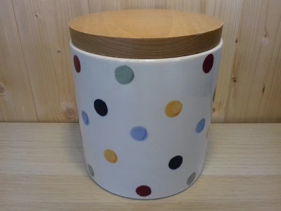 £24.99 • Buy Emma Bridgewater Ceramic Polka Dot Biscuit Barrel / Storage Jar / Tea Caddy