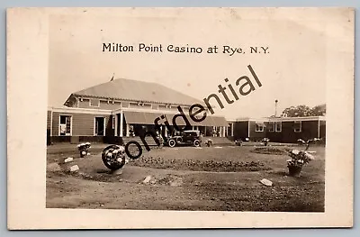 Real Photo MILTON POINT CASINO At Rye NY Westchester New York RP RPPC L26 • $29.99