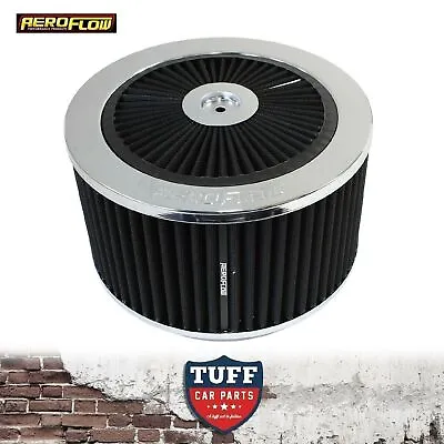 Aeroflow Chrome Full Flow Air Cleaner Assembly 9  X 5  With Washable Filter • $206.51