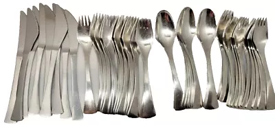 MCM Lundtofte Flatware LARGO Denmark Stainless 46 Pcs • $120