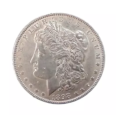 1898 Morgan Silver Dollar $1 ⁄⁄ 90% Silver [A4] • $0.77