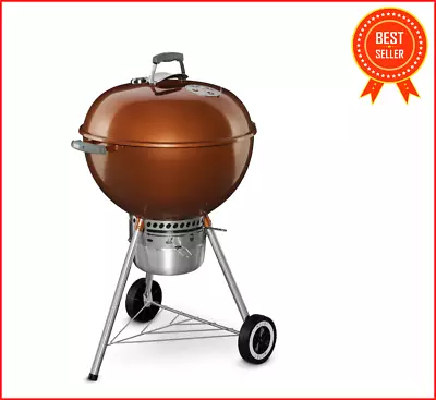 $198.99 • Buy Weber Original Kettle Premium 22-in W Copper Kettle Charcoal Grill- FREESHIP