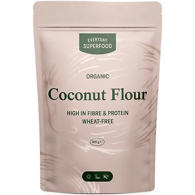 Organic Coconut Flour Premium Raw Coconut Powder 200g - 10kg Coconut Flour UK • £4.85