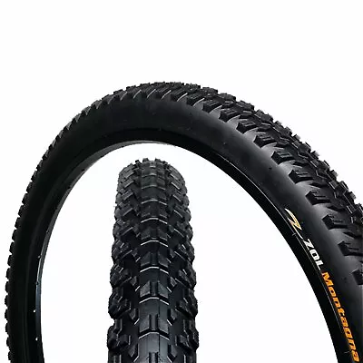 Zol Montagna MTB Mountain Wire Bike Bicycle Tire 26x2.25  Black • $44.95