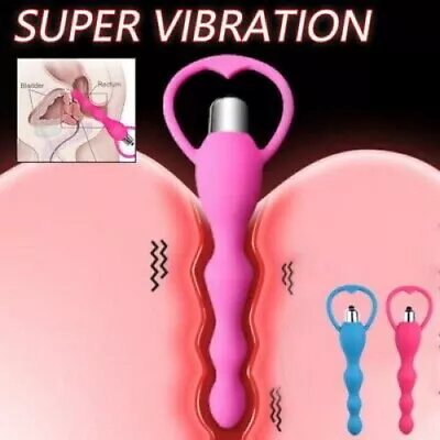 Vibrating Butt Plug Bead Adult Toys Massager Anal Sex Toys For Women Men Couples • $10.95