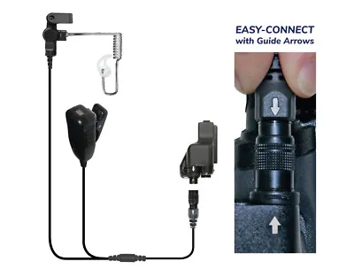 Earphone Connection Cougar Earpiece For Motorola XTS2500 XTS3000 XTS5000 Radio • $74.95