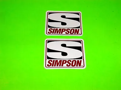 Simpson Motorcycle Racing Helmet Gloves Shoes Suits Decals Stickers • $7.23