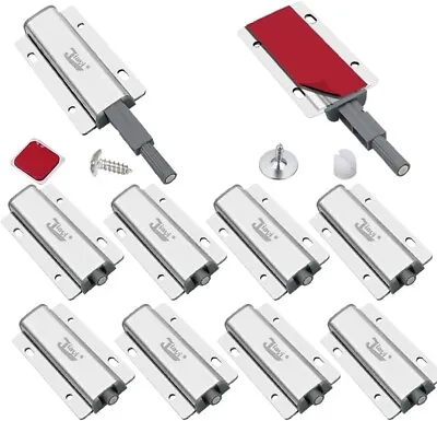 Magnetic Push Latch 10 Pack Touch Latches For Cabinet To Open Heavy Duty Release • $19.99