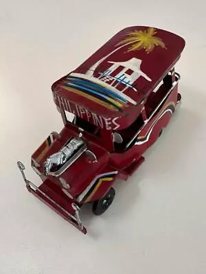 Vintage TIN TOY TOUR TAXI Hand Painted Bus PHILIPPINES 1950's Awesome Toy • $9.99