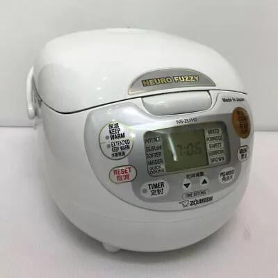ZOJIRUSHI 220-230V Rice Cooker NS-ZLH10-WZ White 1L ‎680 W Made In Japan New • £182.19
