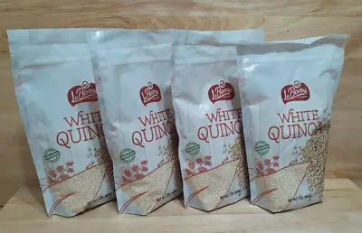 4pk: LA BONNE Canadian Grown Quinoa Whole Grain WHITE NO: Gmo/gluten 32z Norquin • £15.18