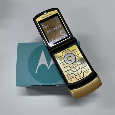 Motorola Razr V3i Dolce Gabbnna (Limited Edition) Unlocked Flip Mobile Phone • $43