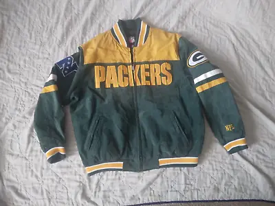 GREEN BAY PACKERS NFL Mens G3 Green  Leather Jacket. Xl • $75