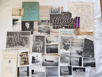 £43 • Buy Ww2 Royal Air Force Photos,diary,medal,paperwork & Emphemera,lord Mountbatten
