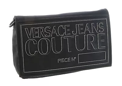 Versace Jeans Couture Black Technicolor Fabric Signature Crossbody Bag • $159.99