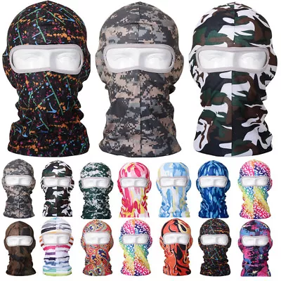 Balaclava Face Mask Summer Cooling Neck Gaiter UV Protector Motorcycle Ski Scarf • $3.91