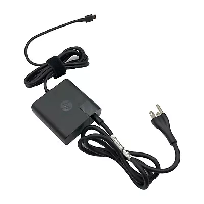 Genuine 65W HP AC DC Adapter USB-C For Chromebook X360 12B Look Variations • $37.99