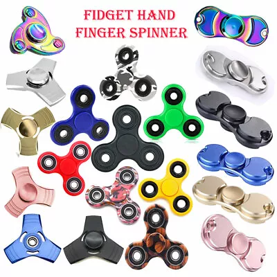 Fidget Spinner Finger Hand Spin EDC Bearing Focus Stress Toys Collection • £3.09