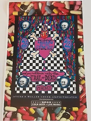 QUEENS Of The Stone Age AYouWillKUTotDEAD  2002  Texas POSTER Signed Artist BSC • $80