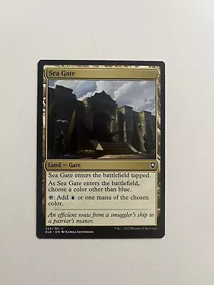 MTG Sea Gate Commander Legends: Battle For Baldur's Gate NM-Mint Non-Foil • $1.27